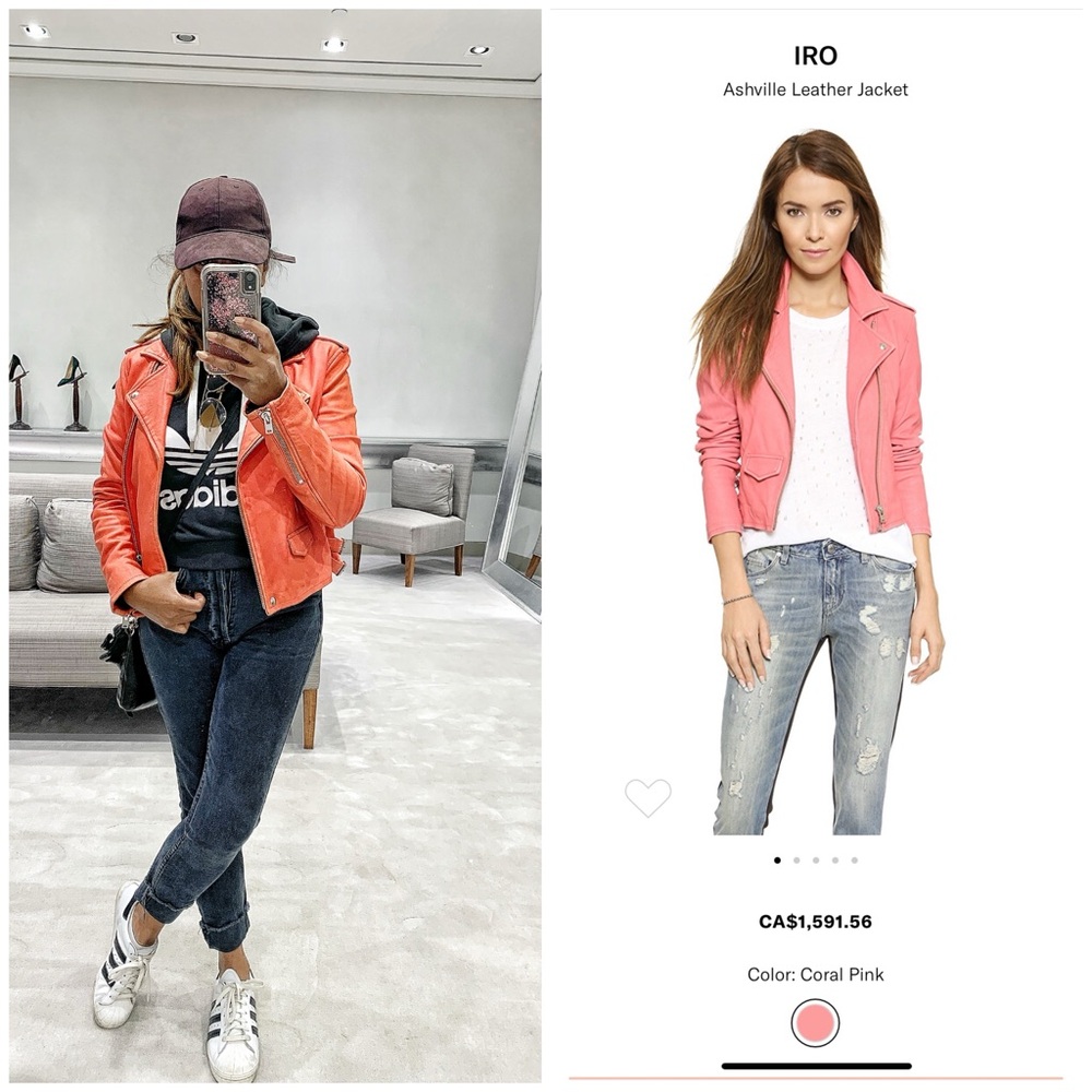 IRO Ashville Leather Moto Jacket